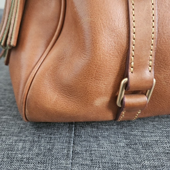 Dooney & Bourke Brown Satchel - Picture 3 of 10